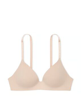 BNWT Victoria's Secret The T-shirt Lightly Lined Wireless Bra in Marzipan